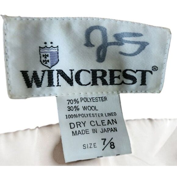 Vintage 70s WIncrest Double Breasted Preppy Jacket Blazer Womens 7 Brown - Picture 3 of 3